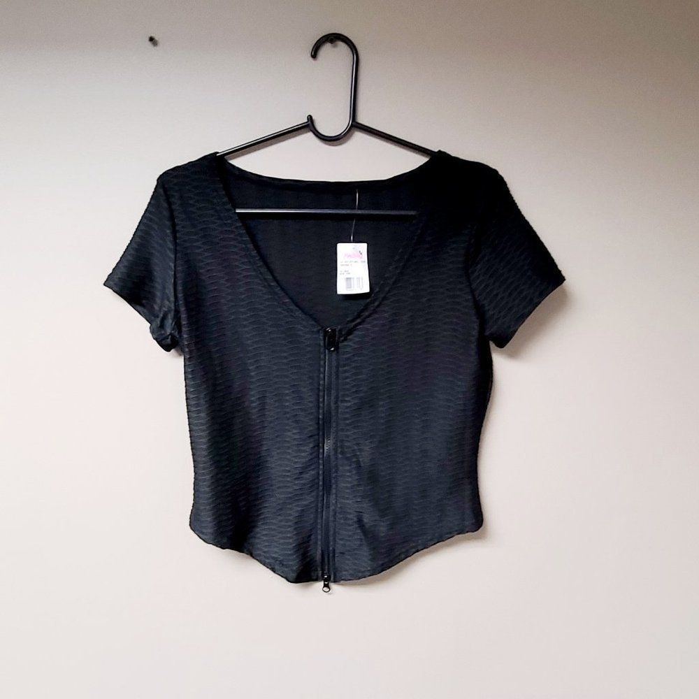 Women's Sexy Top Madrag V-Neck Front V-Shape NWT